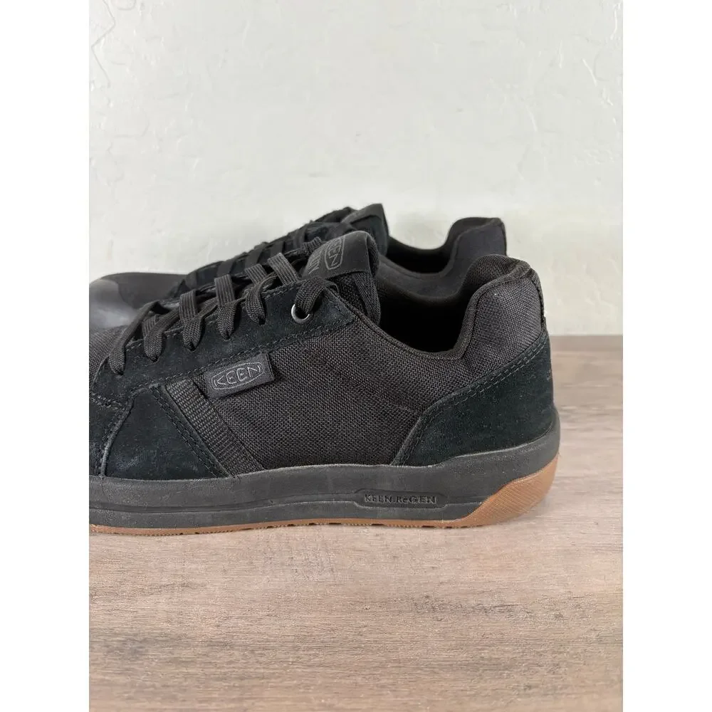 Keen Utility Mens Kenton ESD CT Black/Gum Canvas Work‎ Shoes Sneakers size 8 D